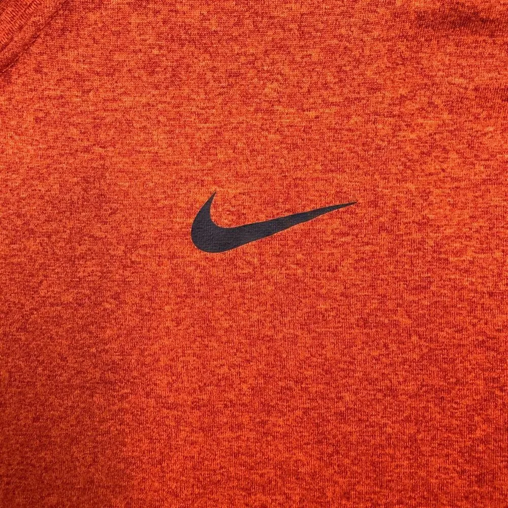 Nike Dri-FIT Heathered Orange Training Short Sleeve T Shirt Mens Size XXL